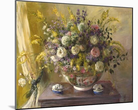 Summer Flowers-Elizabeth Parsons-Mounted Giclee Print