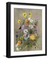 Summer Flowers-John Gubbins-Framed Giclee Print