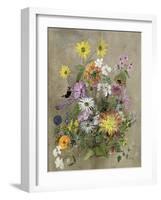 Summer Flowers-John Gubbins-Framed Giclee Print