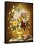 Summer Flowers-Albert Williams-Framed Stretched Canvas