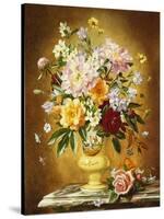 Summer Flowers-Albert Williams-Stretched Canvas