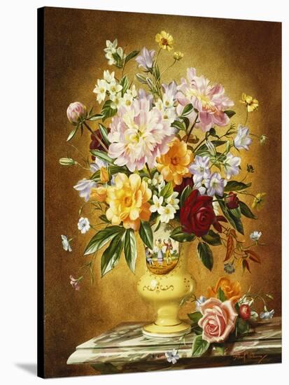 Summer Flowers-Albert Williams-Stretched Canvas