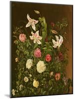 Summer Flowers-Johan Laurents Jensen-Mounted Giclee Print