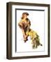 "Summer Frock,"August 3, 1935-Guy Hoff-Framed Giclee Print