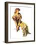 "Summer Frock,"August 3, 1935-Guy Hoff-Framed Giclee Print