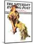 "Summer Frock," Saturday Evening Post Cover, August 3, 1935-Guy Hoff-Mounted Giclee Print