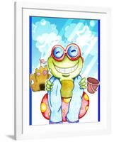 Summer Froggy-Valarie Wade-Framed Giclee Print