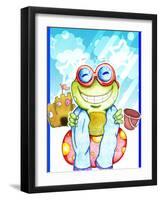 Summer Froggy-Valarie Wade-Framed Giclee Print