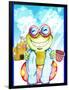 Summer Froggy-Valarie Wade-Framed Giclee Print