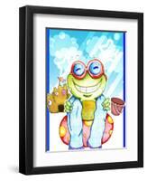 Summer Froggy-Valarie Wade-Framed Premium Giclee Print