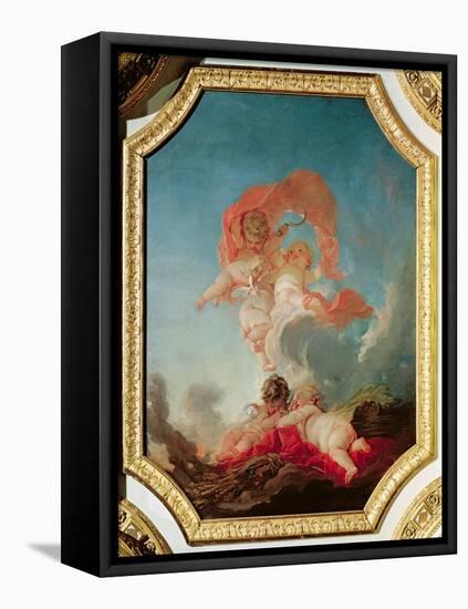 Summer, from a Series of the Four Seasons in the Salle du Conseil-Francois Boucher-Framed Stretched Canvas