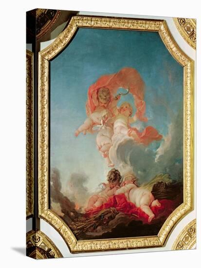Summer, from a Series of the Four Seasons in the Salle du Conseil-Francois Boucher-Stretched Canvas