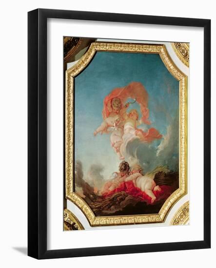 Summer, from a Series of the Four Seasons in the Salle du Conseil-Francois Boucher-Framed Giclee Print