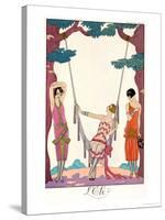 Summer, from "Gazette Du Bon Ton," 1925-Georges Barbier-Stretched Canvas