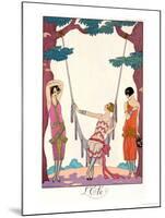 Summer, from "Gazette Du Bon Ton," 1925-Georges Barbier-Mounted Giclee Print