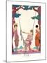 Summer, from "Gazette Du Bon Ton," 1925-Georges Barbier-Mounted Giclee Print