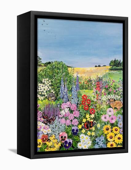 Summer from the Four Seasons (One of a Set of Four)-Hilary Jones-Framed Stretched Canvas