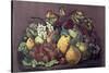 Summer Fruit-Currier & Ives-Stretched Canvas