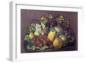 Summer Fruit-Currier & Ives-Framed Giclee Print