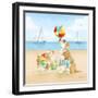 Summer Fun at the Beach II-Beth Grove-Framed Art Print