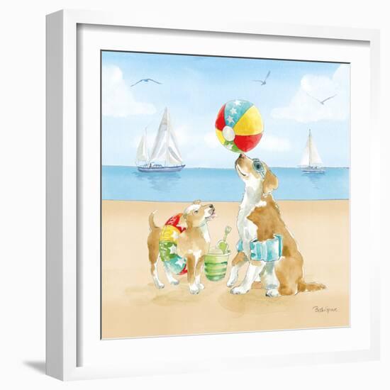 Summer Fun at the Beach II-Beth Grove-Framed Art Print