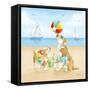 Summer Fun at the Beach II-Beth Grove-Framed Stretched Canvas