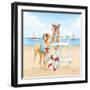 Summer Fun at the Beach IV-Beth Grove-Framed Art Print