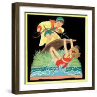 Summer Fun - Child Life-Hazel Frazee-Framed Giclee Print