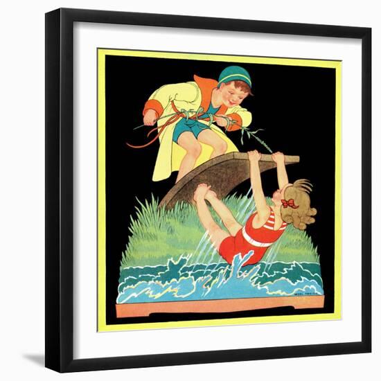 Summer Fun - Child Life-Hazel Frazee-Framed Giclee Print