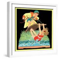 Summer Fun - Child Life-Hazel Frazee-Framed Giclee Print