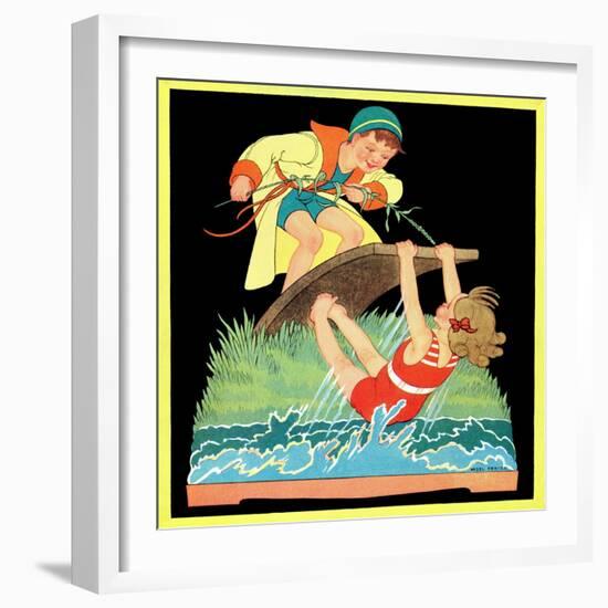 Summer Fun - Child Life-Hazel Frazee-Framed Giclee Print