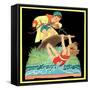 Summer Fun - Child Life-Hazel Frazee-Framed Stretched Canvas