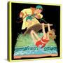 Summer Fun - Child Life-Hazel Frazee-Stretched Canvas