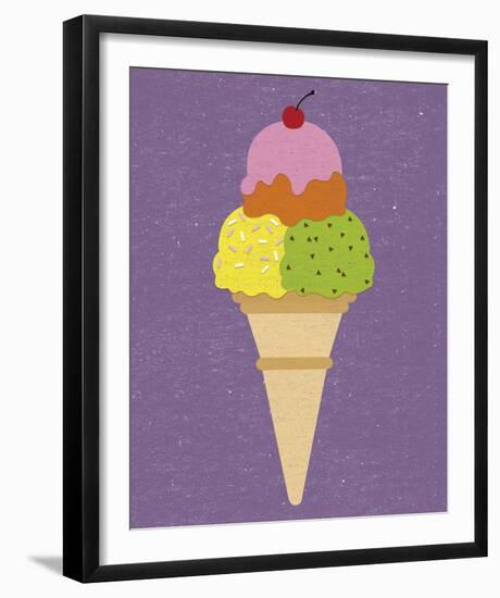 Summer Fun I-Clara Wells-Framed Giclee Print