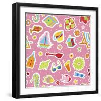 Summer Fun II-Julie Goonan-Framed Giclee Print