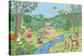Summer Fun-Sophie Harding-Stretched Canvas