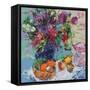 Summer Garden Flowers-Sylvia Paul-Framed Stretched Canvas