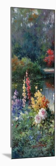 Summer Garden Panel II-unknown Chiu-Mounted Premium Giclee Print