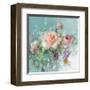 Summer Garden Roses-Danhui Nai-Framed Art Print