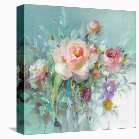 Summer Garden Roses-Danhui Nai-Stretched Canvas