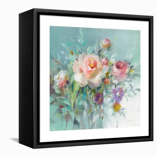 Summer Garden Roses-Danhui Nai-Framed Stretched Canvas