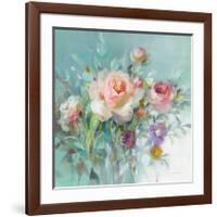 Summer Garden Roses-Danhui Nai-Framed Art Print