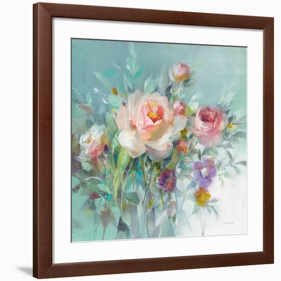 Summer Garden Roses-Danhui Nai-Framed Art Print