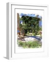 Summer Garden, Venice Beach, California-Nicolas Hugo-Framed Giclee Print