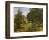 Summer garden with house, 1910-Nikolai Astrup-Framed Giclee Print