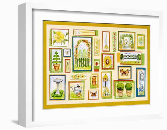 Summer Garden-Alie Kruse-Kolk-Framed Art Print