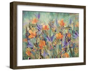 Summer Garden-Sue Davis-Framed Giclee Print