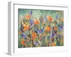 Summer Garden-Sue Davis-Framed Giclee Print