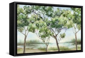 Summer Green Forest I-Eva Watts-Framed Stretched Canvas