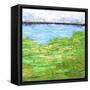 Summer green-Hyunah Kim-Framed Stretched Canvas